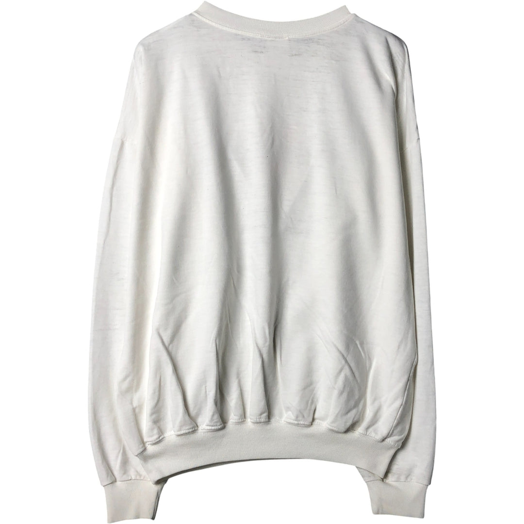 Hard Rock Cafe Advertising Sweatshirt, Men's XL polyester white type Vintage Second Hand