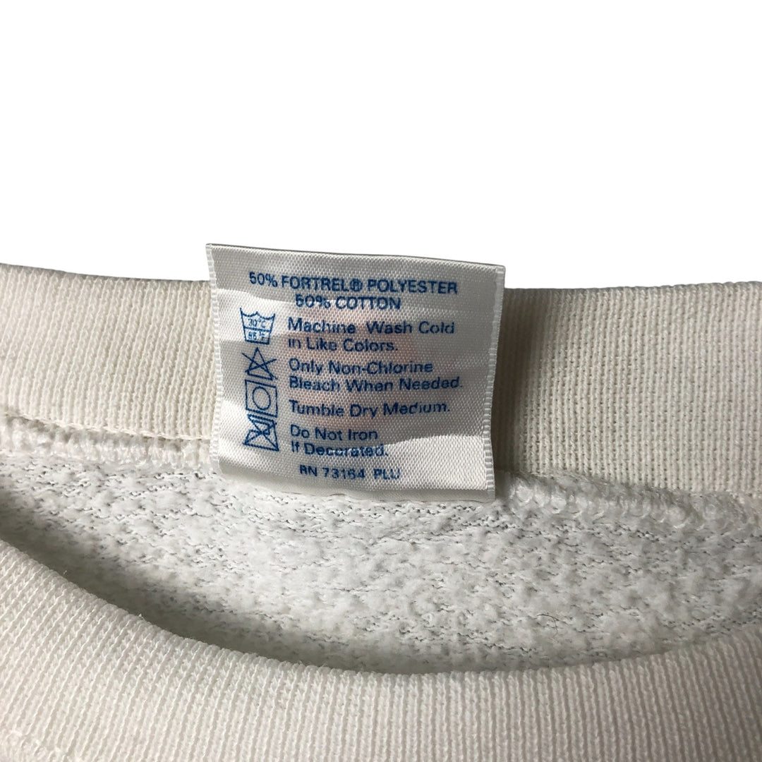 90'S Hard Rock Cafe Advertising Sweatshirt, Made in USA, Men's Size Small, Vintage polyester white type Vintage Second Hand