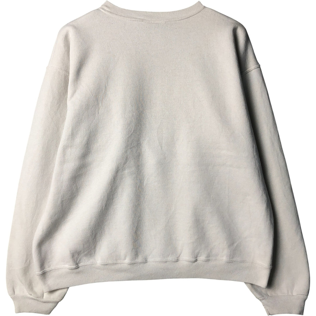 Vintage 90'S Hanes Planet Hollywood Advertising Sweatshirt, Made in USA, Men's Size Medium cotton white type Vintage Second Hand