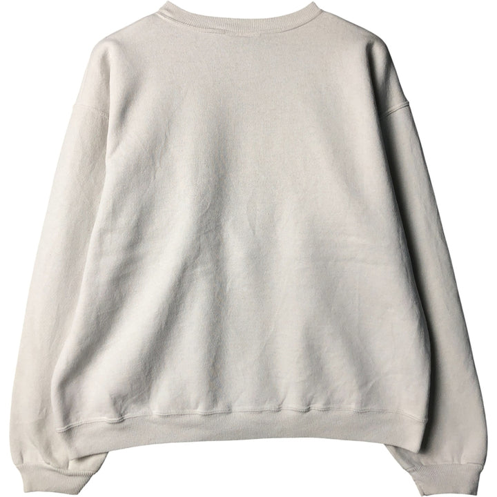 Vintage 90'S Hanes Planet Hollywood Advertising Sweatshirt, Made in USA, Men's Size Medium cotton white type Vintage Second Hand