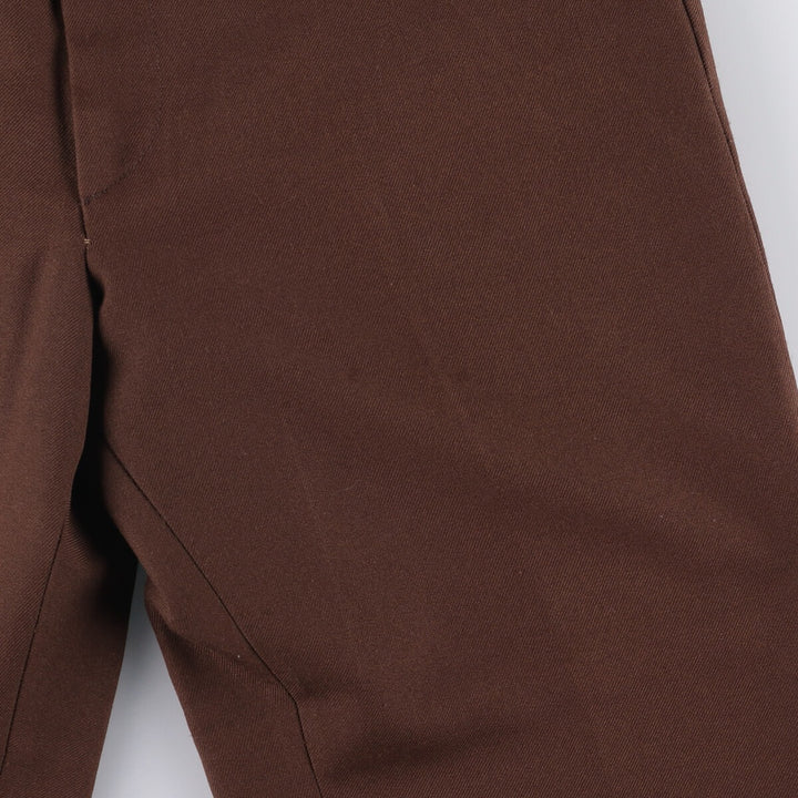 Vintage 1980'S Levi's Action Slacks, Sta-Press, wide-leg pants, men's size W35. unclear brown type Vintage Second Hand