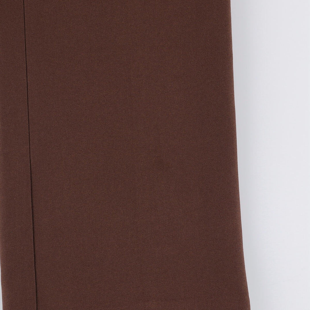 Vintage 1980'S Levi's Action Slacks, Sta-Press, wide-leg pants, men's size W35. unclear brown type Vintage Second Hand