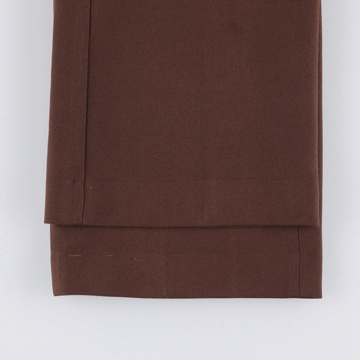 Vintage 1980'S Levi's Action Slacks, Sta-Press, wide-leg pants, men's size W35. unclear brown type Vintage Second Hand