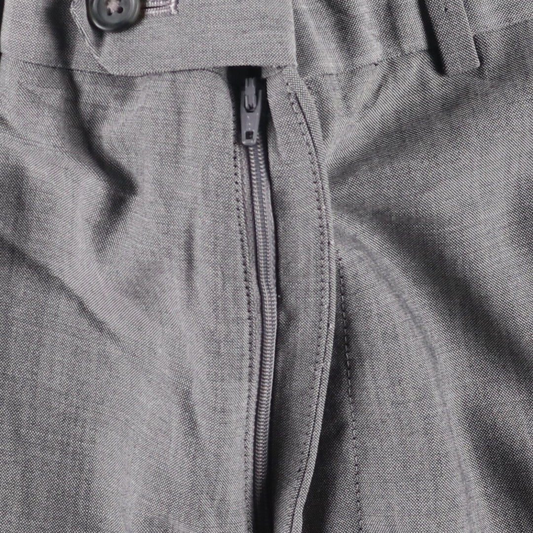 Brooks Brothers MADISON BROOKSCOOL Wool Pants, Men's Slacks, Size W33 wool gray type Vintage Second Hand