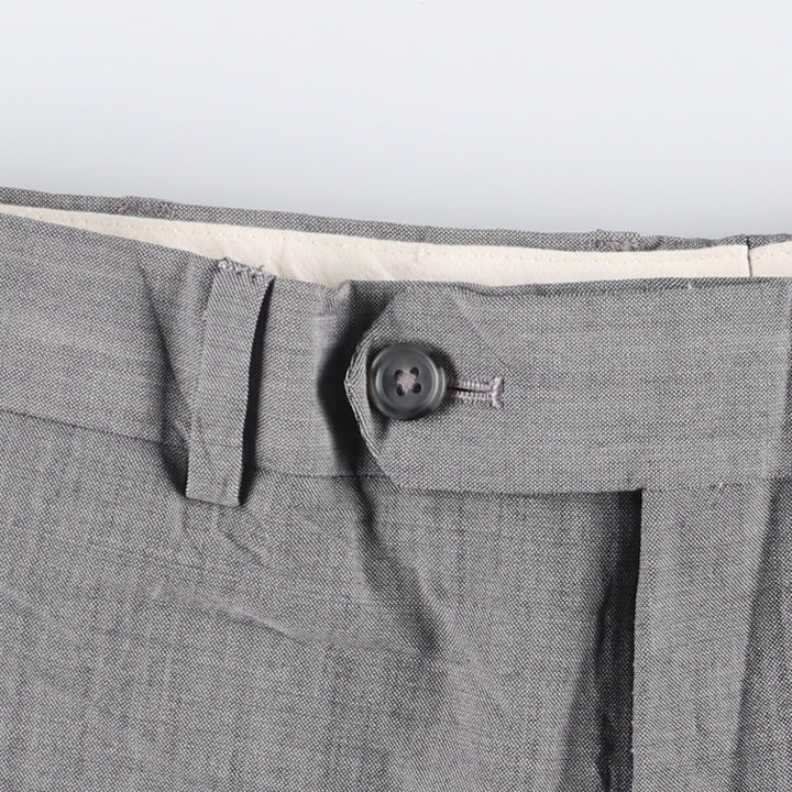 Brooks Brothers MADISON BROOKSCOOL Wool Pants, Men's Slacks, Size W33 wool gray type Vintage Second Hand