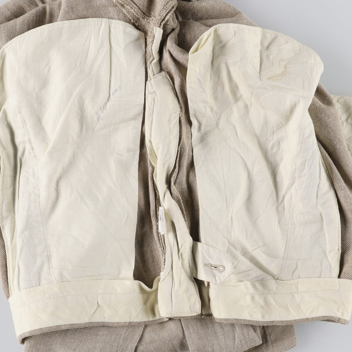 Ralph Lauren POLO by Ralph Lauren two-pleat linen pants, men's size W33. linen Beige type Vintage Second Hand