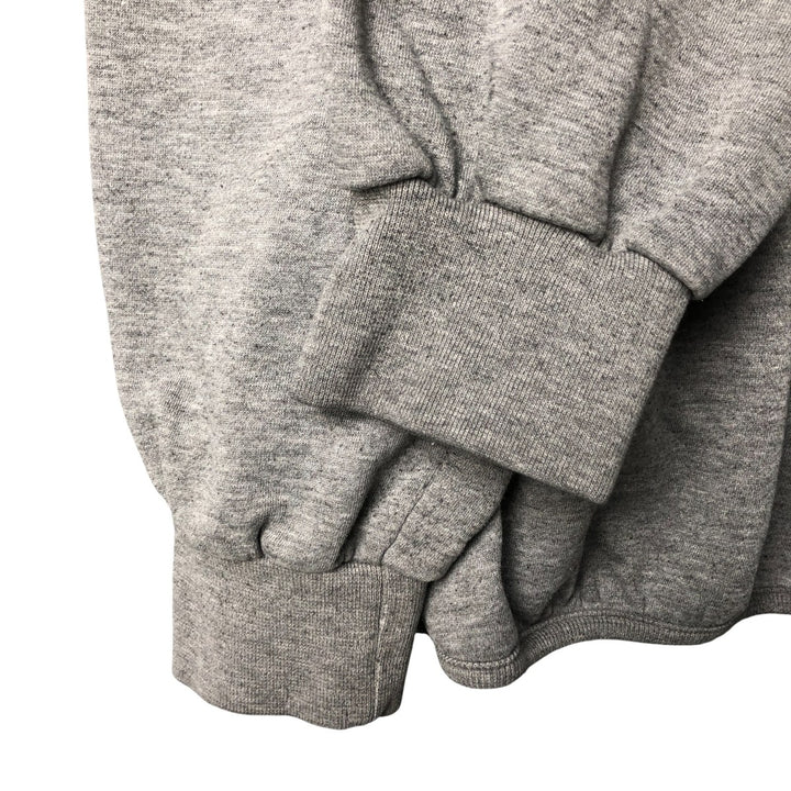 90s-00'S Adidas sweatshirt pullover hoodie, men's size XL cotton gray type Vintage Second Hand
