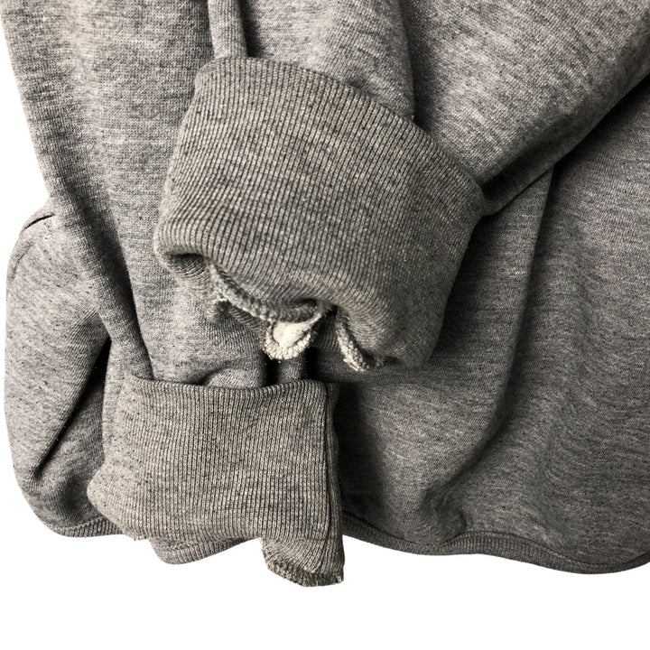90s-00'S Adidas sweatshirt pullover hoodie, men's size XL cotton gray type Vintage Second Hand