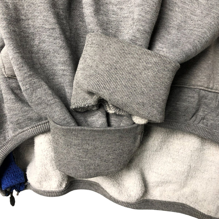 90s-00'S Adidas sweatshirt pullover hoodie, men's size XL cotton gray type Vintage Second Hand
