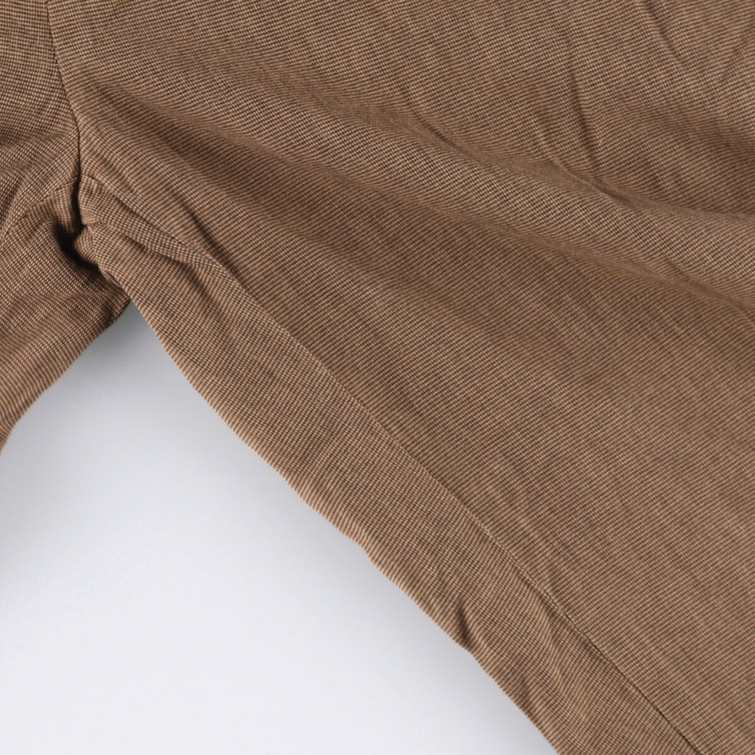 Ralph Lauren POLO by Ralph Lauren Men's Two-Pleated Cotton Slacks, Size W30 cotton brown type Vintage Second Hand