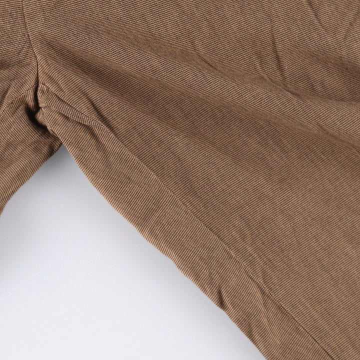 Ralph Lauren POLO by Ralph Lauren Men's Two-Pleated Cotton Slacks, Size W30 cotton brown type Vintage Second Hand