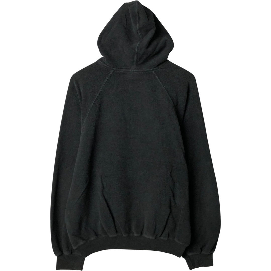 2000'S PUMA Sweatshirt Pullover Hoodie, Made in the UK, Men's Size Small cotton black type Vintage Second Hand