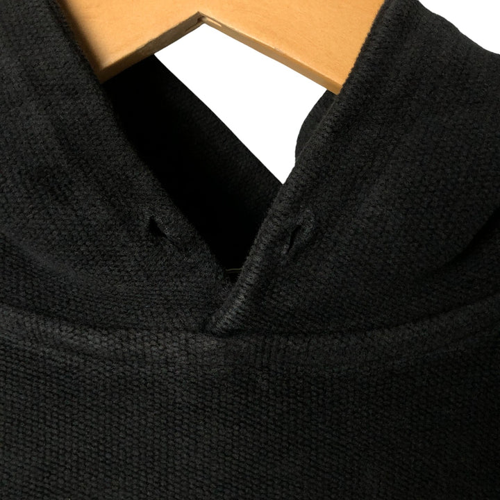 2000'S PUMA Sweatshirt Pullover Hoodie, Made in the UK, Men's Size Small cotton black type Vintage Second Hand