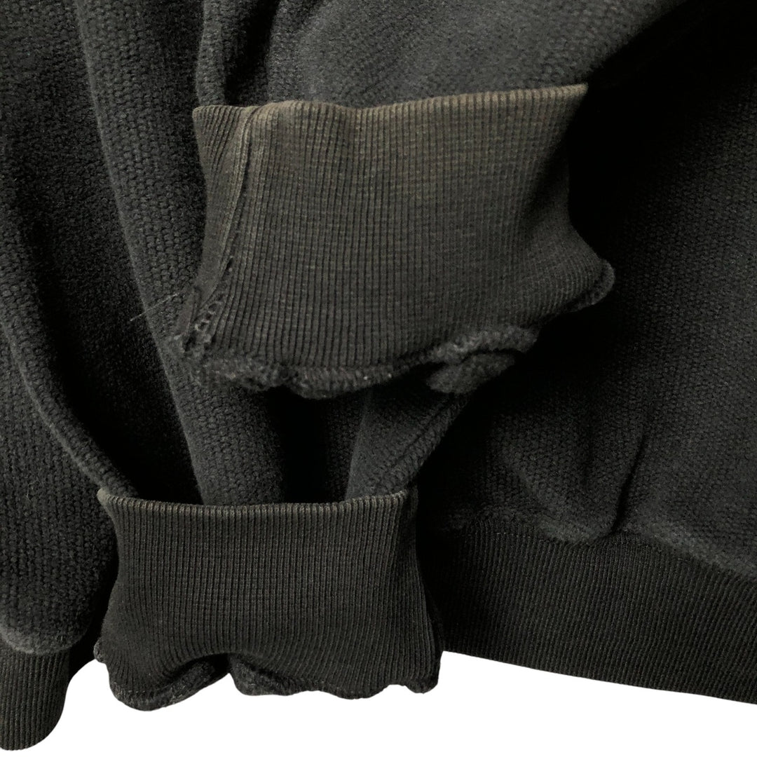 2000'S PUMA Sweatshirt Pullover Hoodie, Made in the UK, Men's Size Small cotton black type Vintage Second Hand