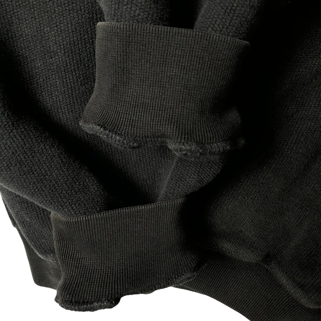 2000'S PUMA Sweatshirt Pullover Hoodie, Made in the UK, Men's Size Small cotton black type Vintage Second Hand