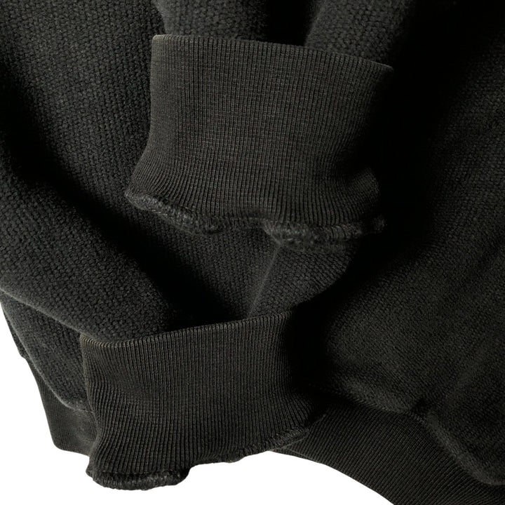 2000'S PUMA Sweatshirt Pullover Hoodie, Made in the UK, Men's Size Small cotton black type Vintage Second Hand