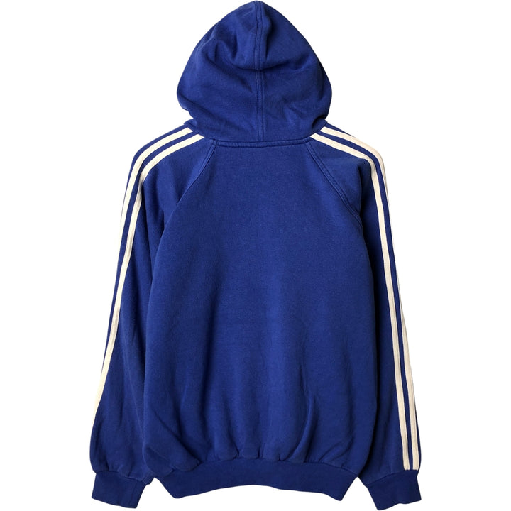 Vintage 80s-90'S Adidas pullover sweatshirt, size M, men's cotton blue type Vintage Second Hand
