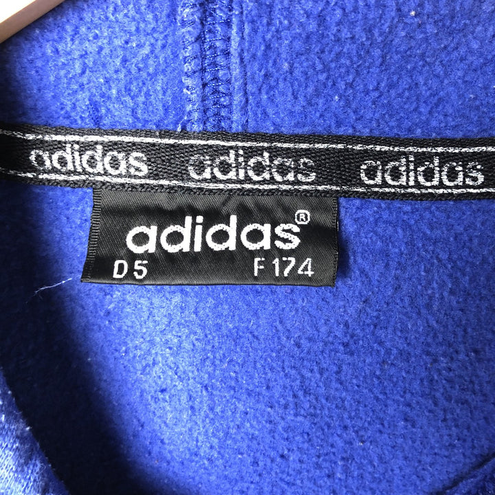 Vintage 80s-90'S Adidas pullover sweatshirt, size M, men's cotton blue type Vintage Second Hand