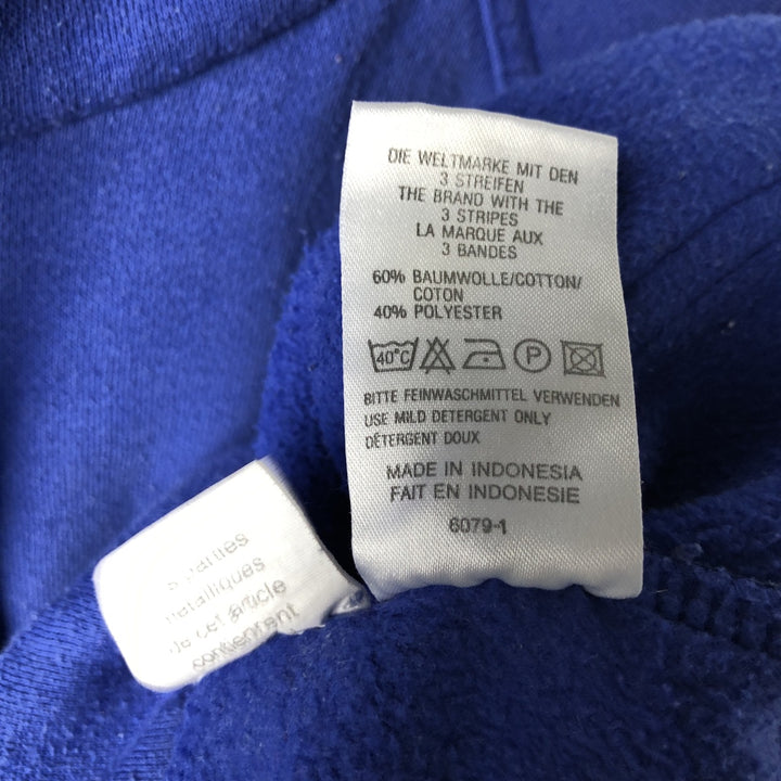 Vintage 80s-90'S Adidas pullover sweatshirt, size M, men's cotton blue type Vintage Second Hand