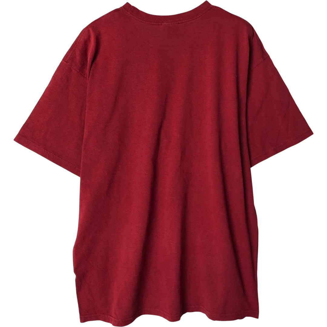 00'S Nike One Point Logo T-shirt Men's XL cotton red type reddish brown Vintage Second Hand