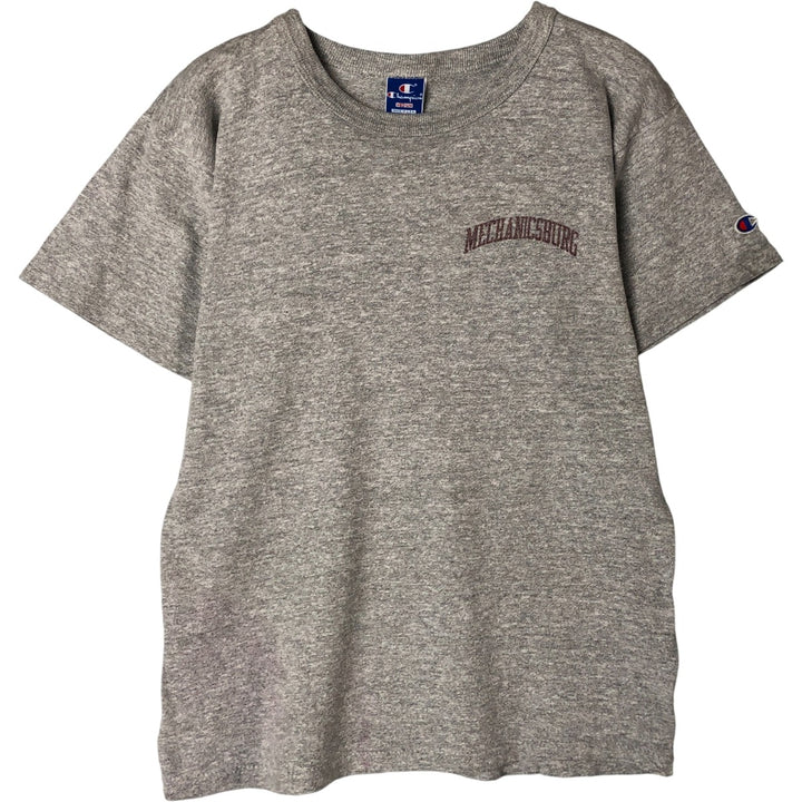 Vintage 90'S Champion printed T-shirt, Made in USA, Men's Medium cotton gray type Vintage Second Hand