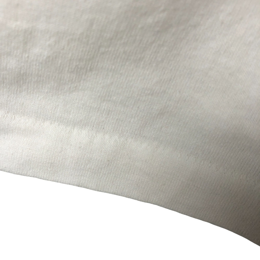 90'S Hanes HEAVYWEIGHT 50 cotton white type Vintage Second Hand