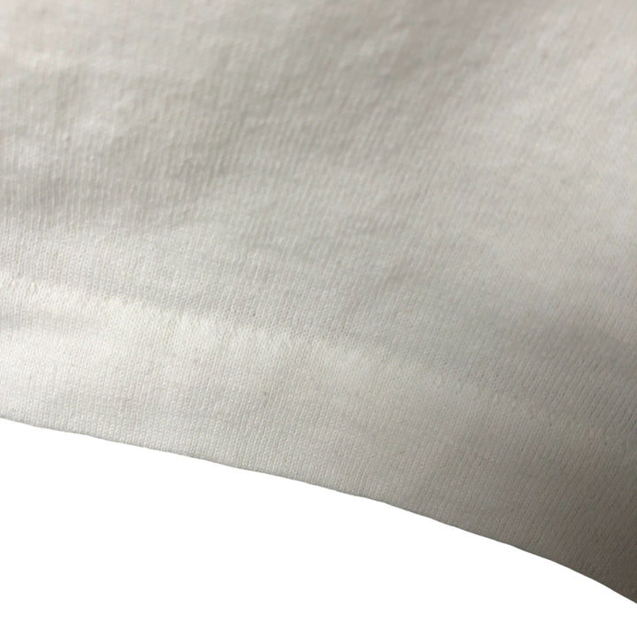 90'S Hanes HEAVYWEIGHT 50 cotton white type Vintage Second Hand