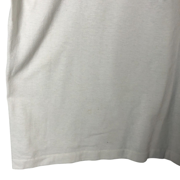 90'S Hanes HEAVYWEIGHT 50 cotton white type Vintage Second Hand