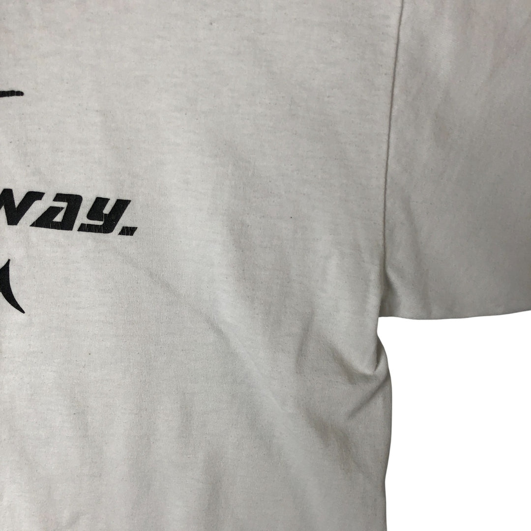 90'S Hanes HEAVYWEIGHT 50 cotton white type Vintage Second Hand
