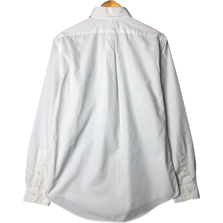 Ralph Lauren CUSTOM FIT long sleeve button down shirt, men's size M cotton white type Vintage Second Hand
