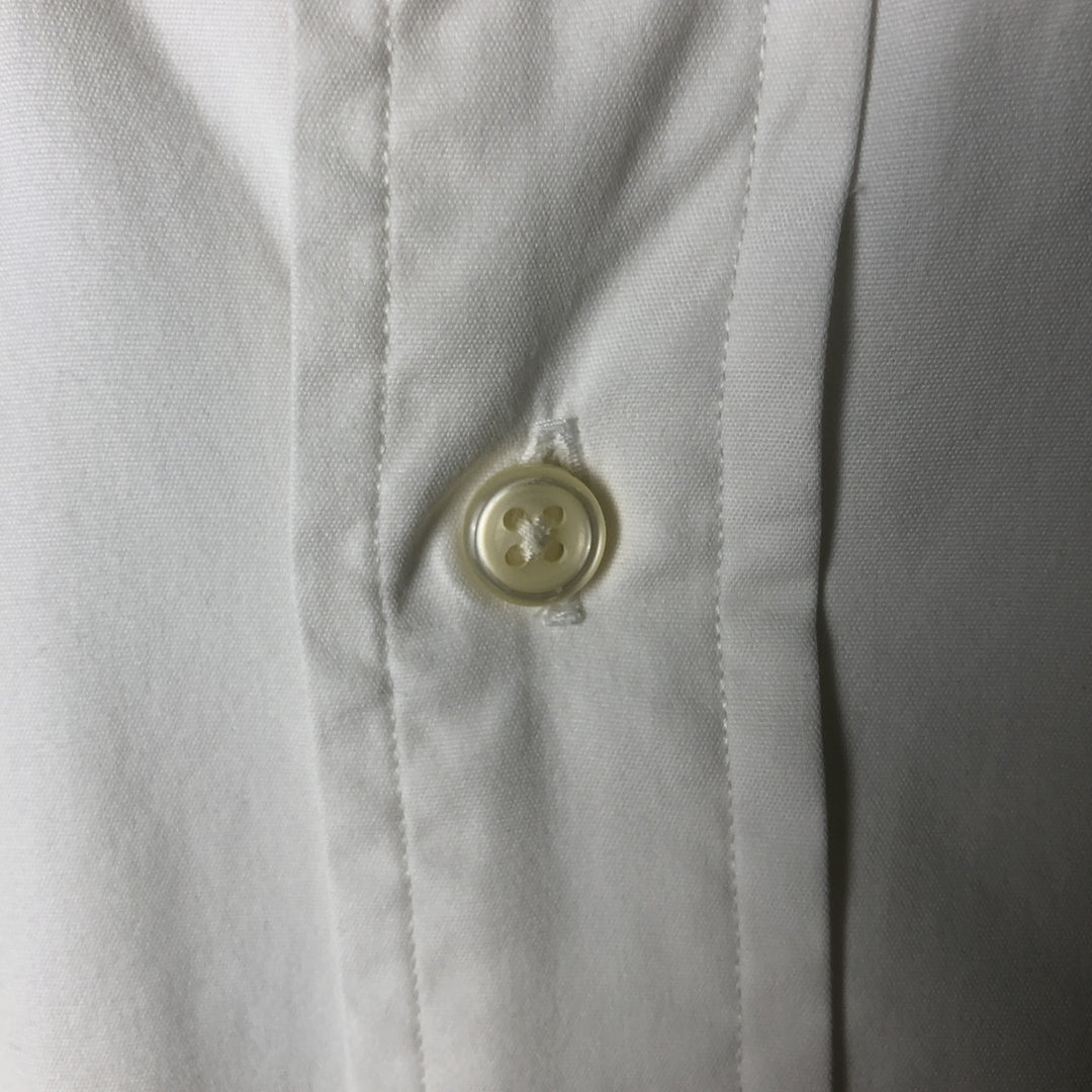 Ralph Lauren CUSTOM FIT long sleeve button down shirt, men's size M cotton white type Vintage Second Hand