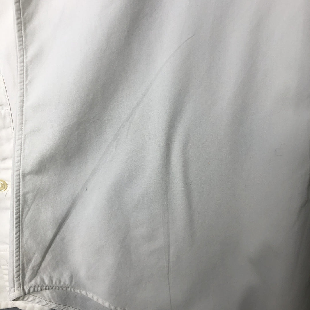 Ralph Lauren CUSTOM FIT long sleeve button down shirt, men's size M cotton white type Vintage Second Hand