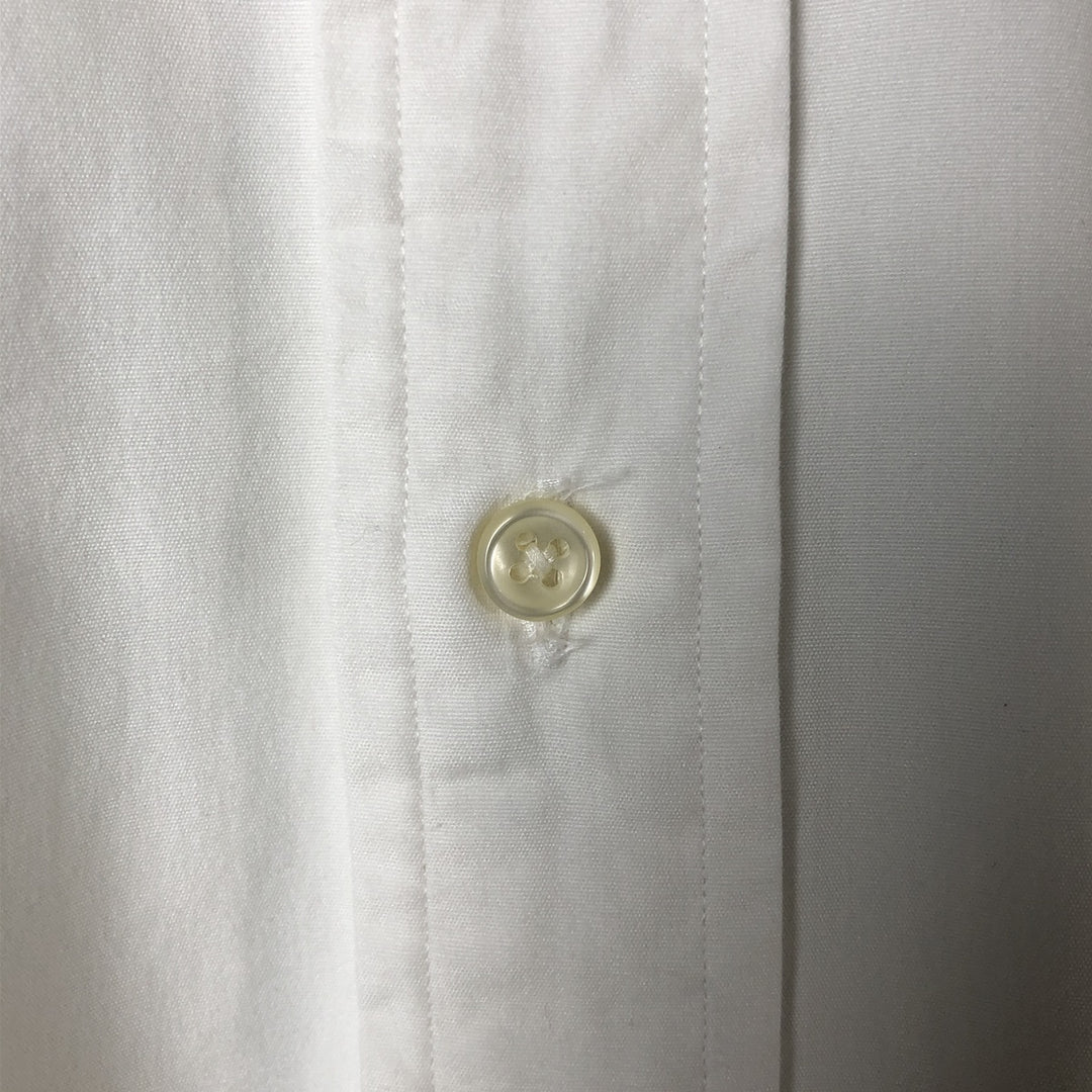Ralph Lauren POLO by Ralph Lauren CUSTOM FIT long-sleeved button-down shirt, men's size L cotton white type Vintage Second Hand