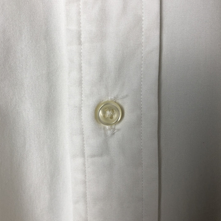 Ralph Lauren POLO by Ralph Lauren CUSTOM FIT long-sleeved button-down shirt, men's size L cotton white type Vintage Second Hand