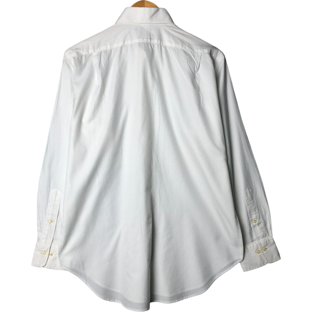 Ralph Lauren POLO by Ralph Lauren REGENT CLASSIC FIT long-sleeved button-down shirt, men's size L cotton white type Vintage Second Hand