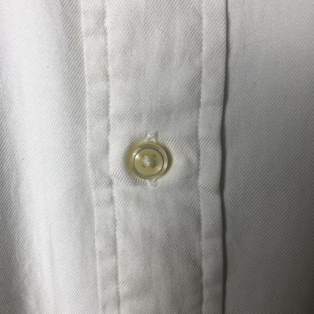 Ralph Lauren POLO by Ralph Lauren REGENT CLASSIC FIT long-sleeved button-down shirt, men's size L cotton white type Vintage Second Hand