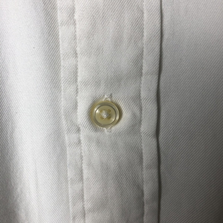 Ralph Lauren POLO by Ralph Lauren REGENT CLASSIC FIT long-sleeved button-down shirt, men's size L cotton white type Vintage Second Hand
