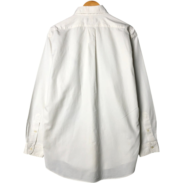 Ralph Lauren BLAKE long sleeve button down shirt, men's XL size cotton white type Vintage Second Hand