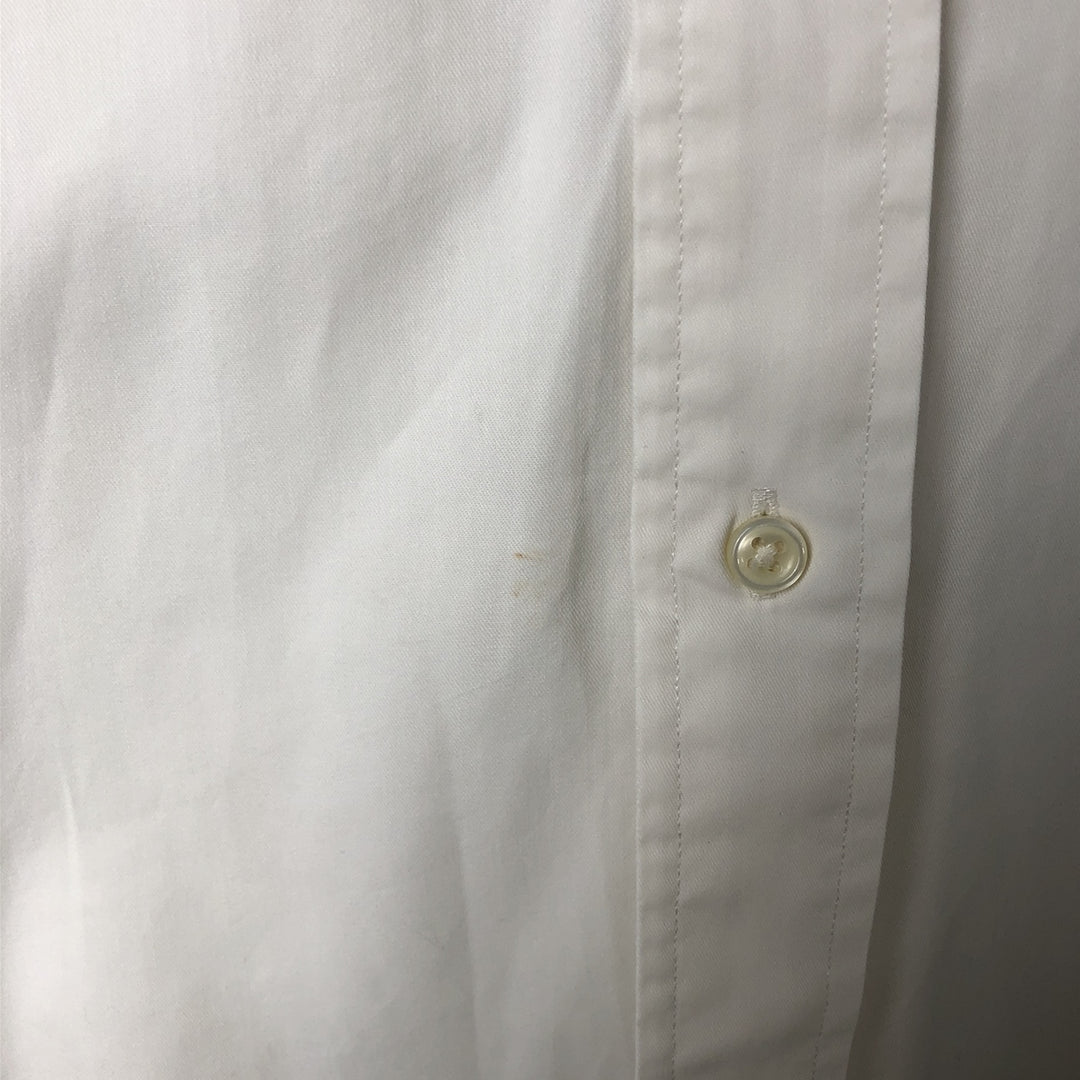 Ralph Lauren BLAKE long sleeve button down shirt, men's XL size cotton white type Vintage Second Hand