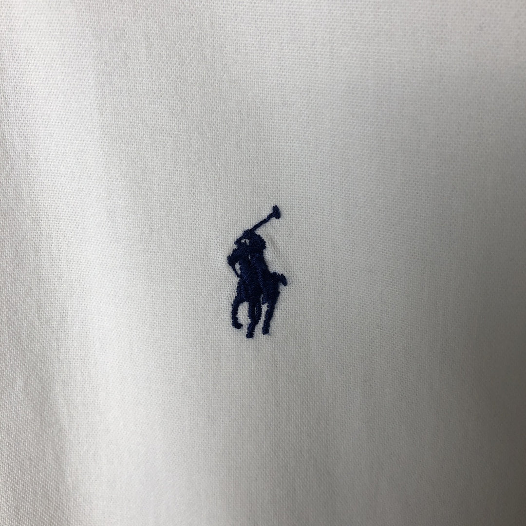 Ralph Lauren CUSTOM FIT long sleeve button down shirt, men's XL size cotton white type Vintage Second Hand