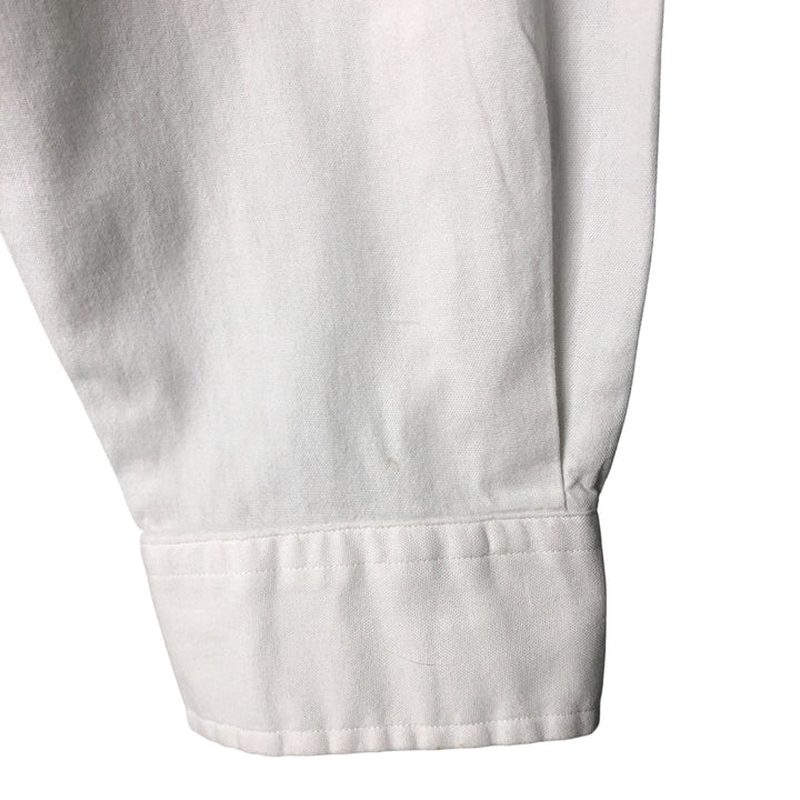 Ralph Lauren CUSTOM FIT long sleeve button down shirt, men's XL size cotton white type Vintage Second Hand