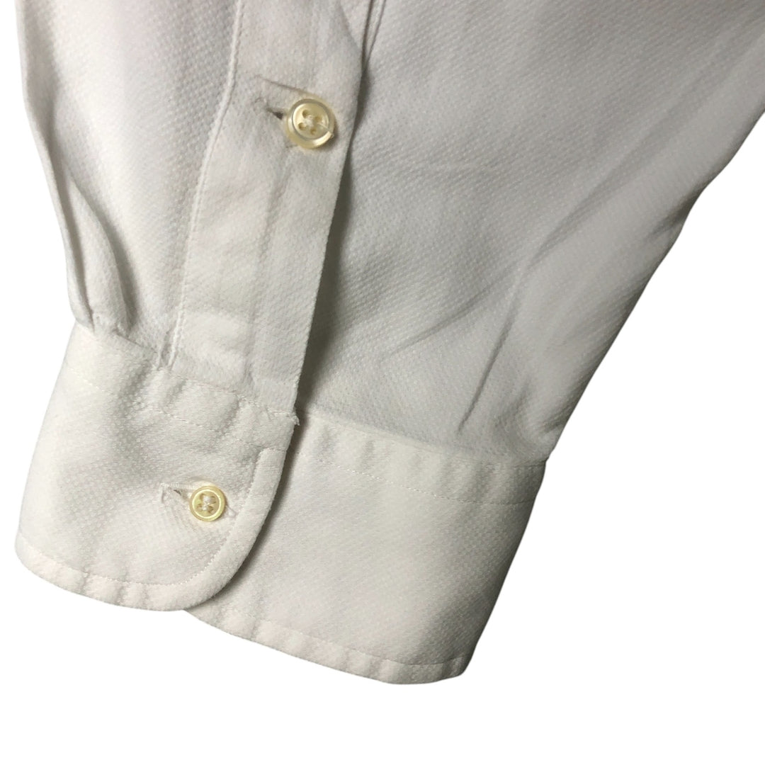 Ralph Lauren POLO by Ralph Lauren LOWELL SPORT long-sleeved button-down shirt, men's size XL cotton white type Vintage Second Hand