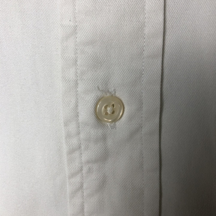 Ralph Lauren POLO by Ralph Lauren BLAIRE long-sleeved button-down shirt, men's size XL cotton white type Vintage Second Hand
