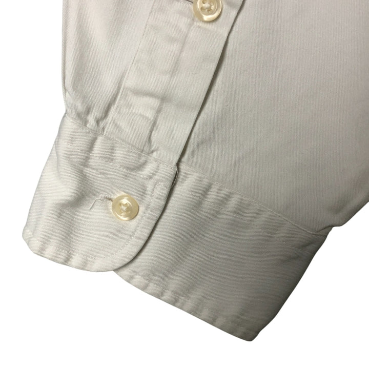 Ralph Lauren POLO by Ralph Lauren BLAIRE long-sleeved button-down shirt, men's size XL cotton white type Vintage Second Hand