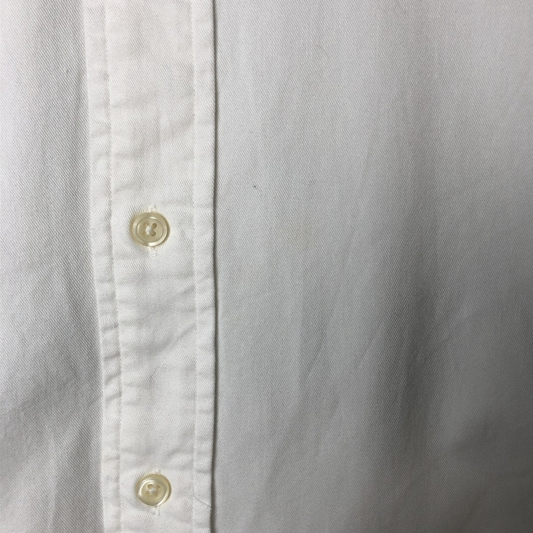 Ralph Lauren BLAKE long sleeve button down shirt, men's XL size cotton white type Vintage Second Hand