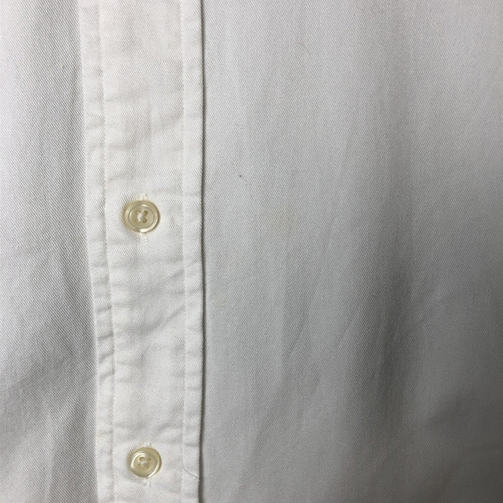 Ralph Lauren BLAKE long sleeve button down shirt, men's XL size cotton white type Vintage Second Hand