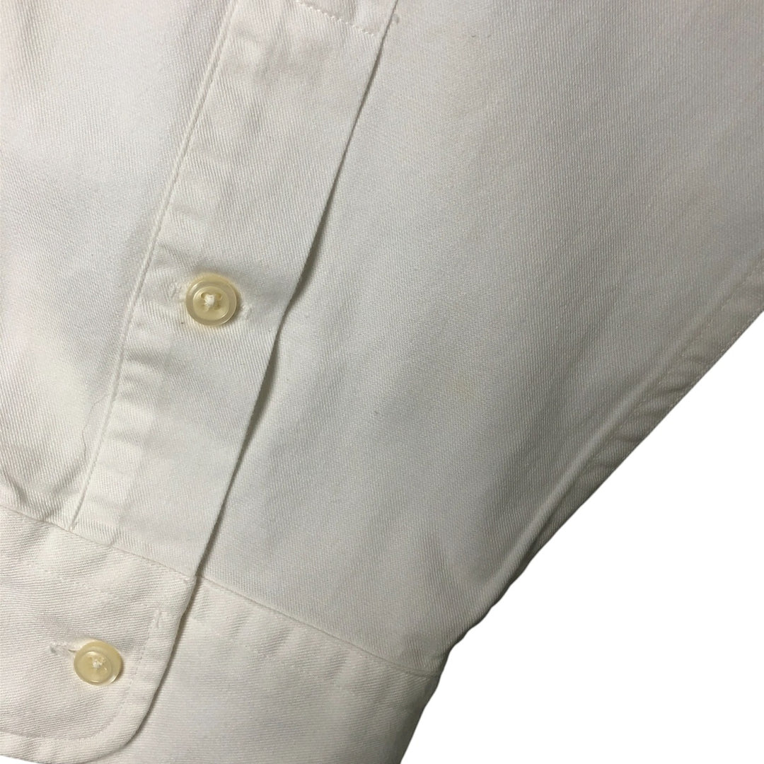 Ralph Lauren BLAKE long sleeve button down shirt, men's XL size cotton white type Vintage Second Hand