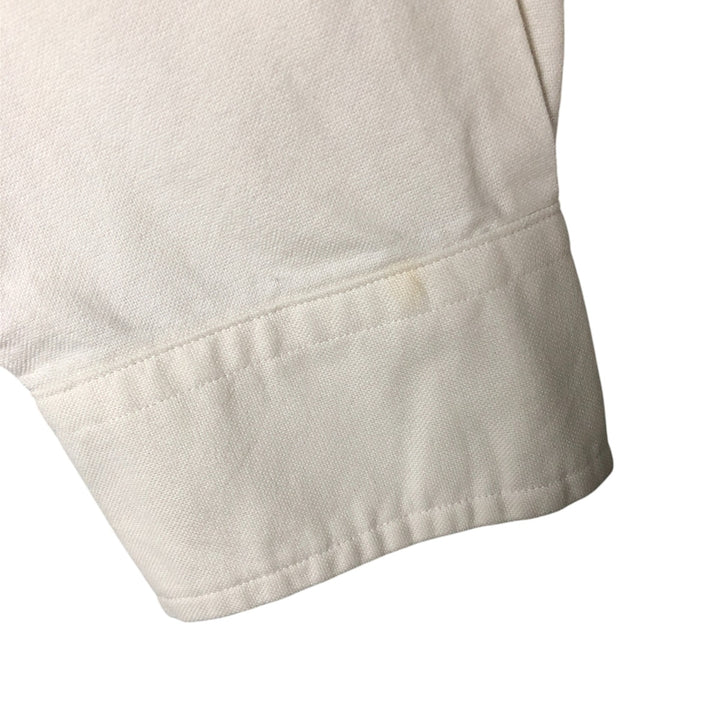 Ralph Lauren long sleeve button down shirt, men's size M cotton white type Vintage Second Hand