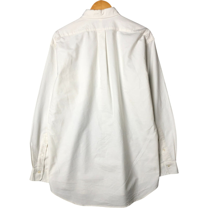 Ralph Lauren long sleeve button down shirt, men's XL size cotton white type Vintage Second Hand