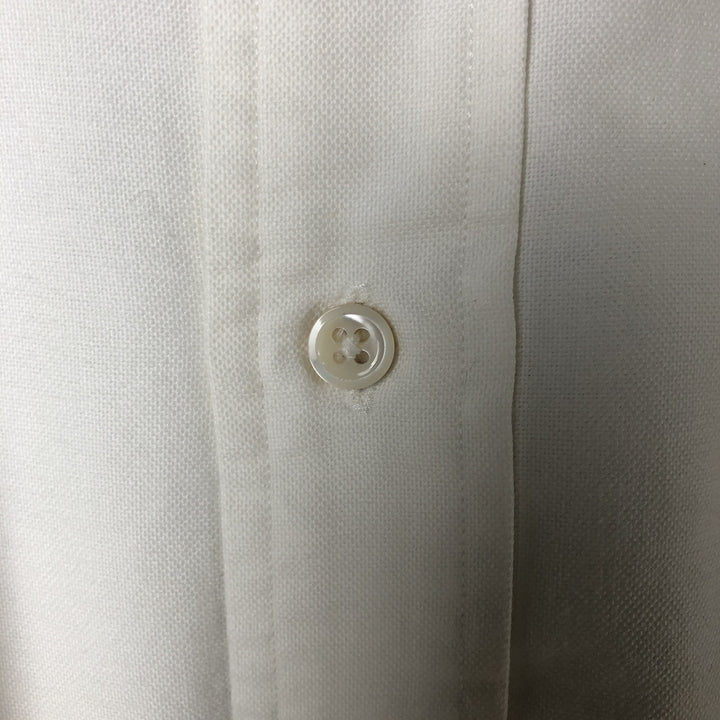 Ralph Lauren long sleeve button down shirt, men's XL size cotton white type Vintage Second Hand